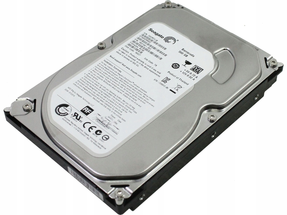 Pevný disk Seagate Barracuda ST500DM002 500 GB SATA III 3,5"